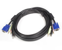 Startech.com 10 ft 4-in-1 USB, VGA, Audio, and Microphone KVM Switch Cable (USBVGA4N1A10)